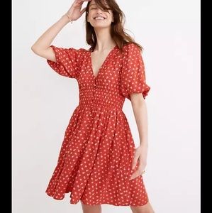 MADEWELL Sophia mini dress in bandana floral